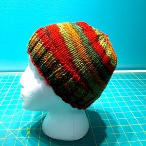 JD Creations Knitted multi colored hat.
